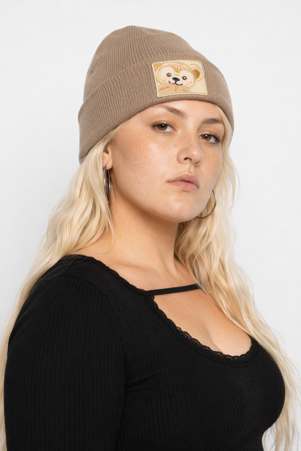 Sanrio Inspired Kawaii Embroidered Beanies for Cozy Warmth Duffy