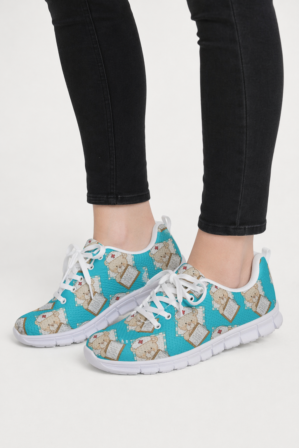 Kawaii Medical Bear Running Shoes in Candy Colors 12