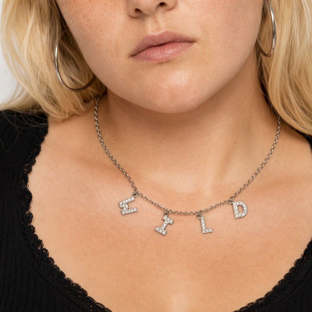 Dazzling Daddy Necklace with Sparkling Rhinestones WILD