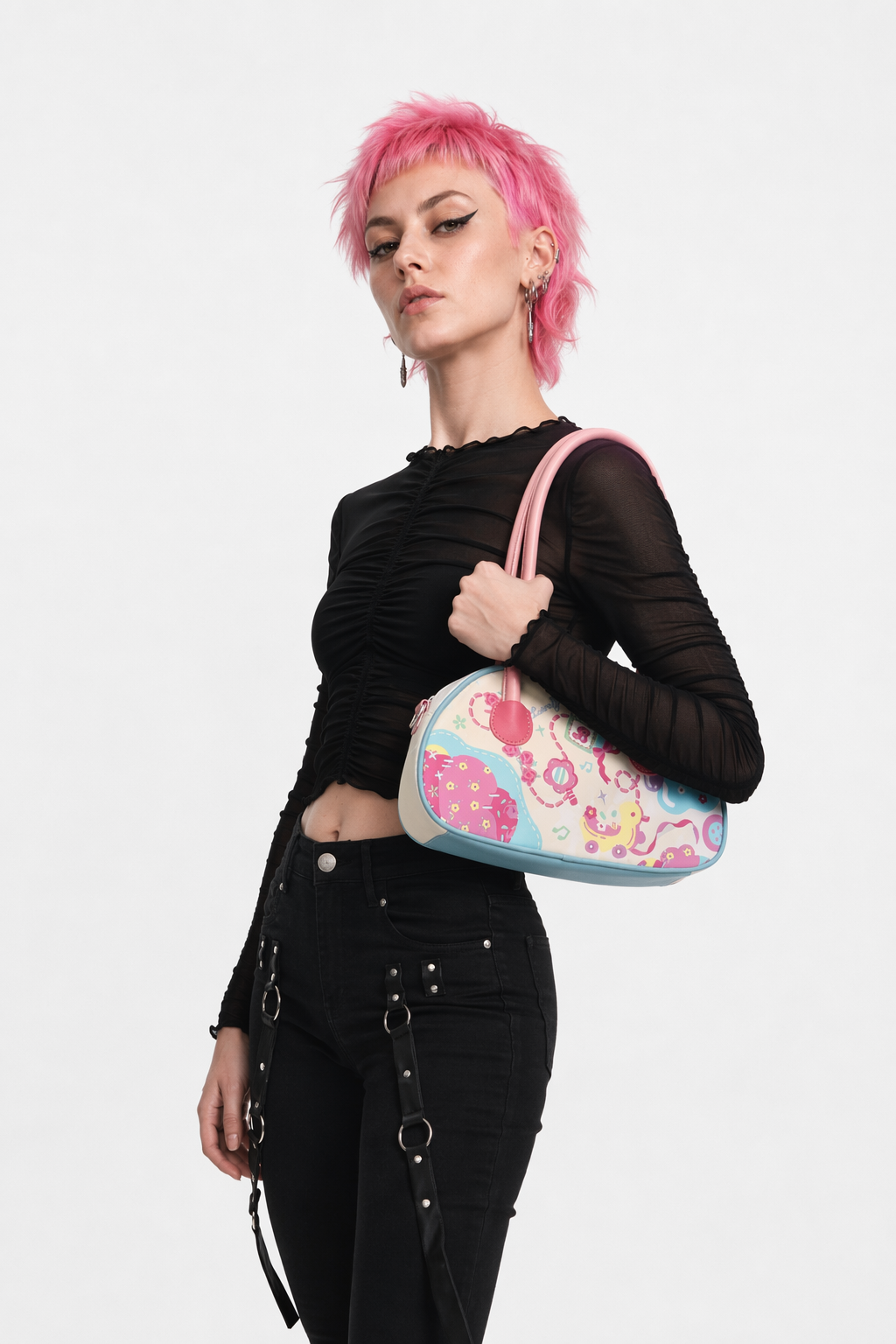 Kawaii-Themed Nursery Handbag for Baby Essentials Default Title