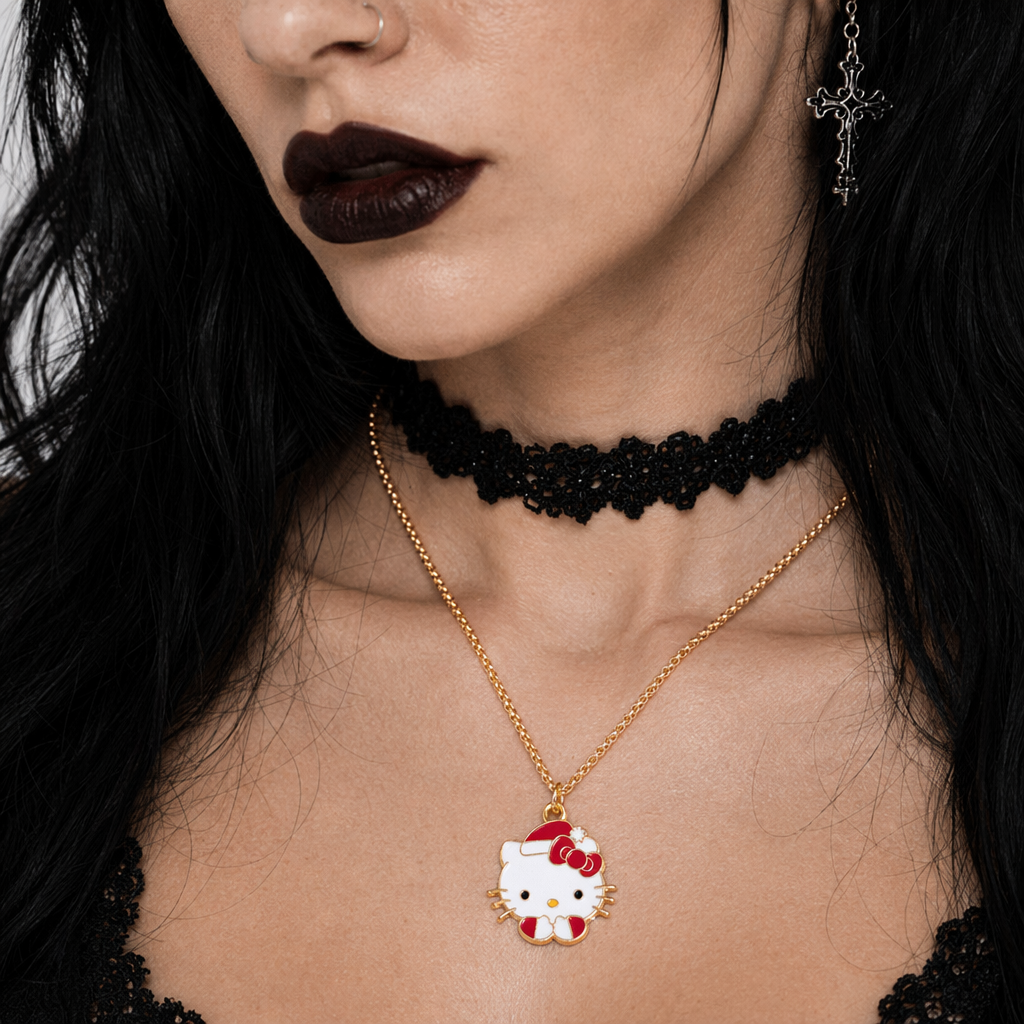 Exceptionally Adorable Holiday Necklaces for Unique Holiday Style Hello Kitty
