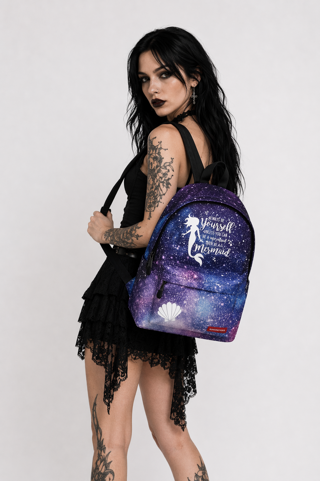 Kawaii Mermaid and Sea Creature Backpacks in Fun Designs Starry 2