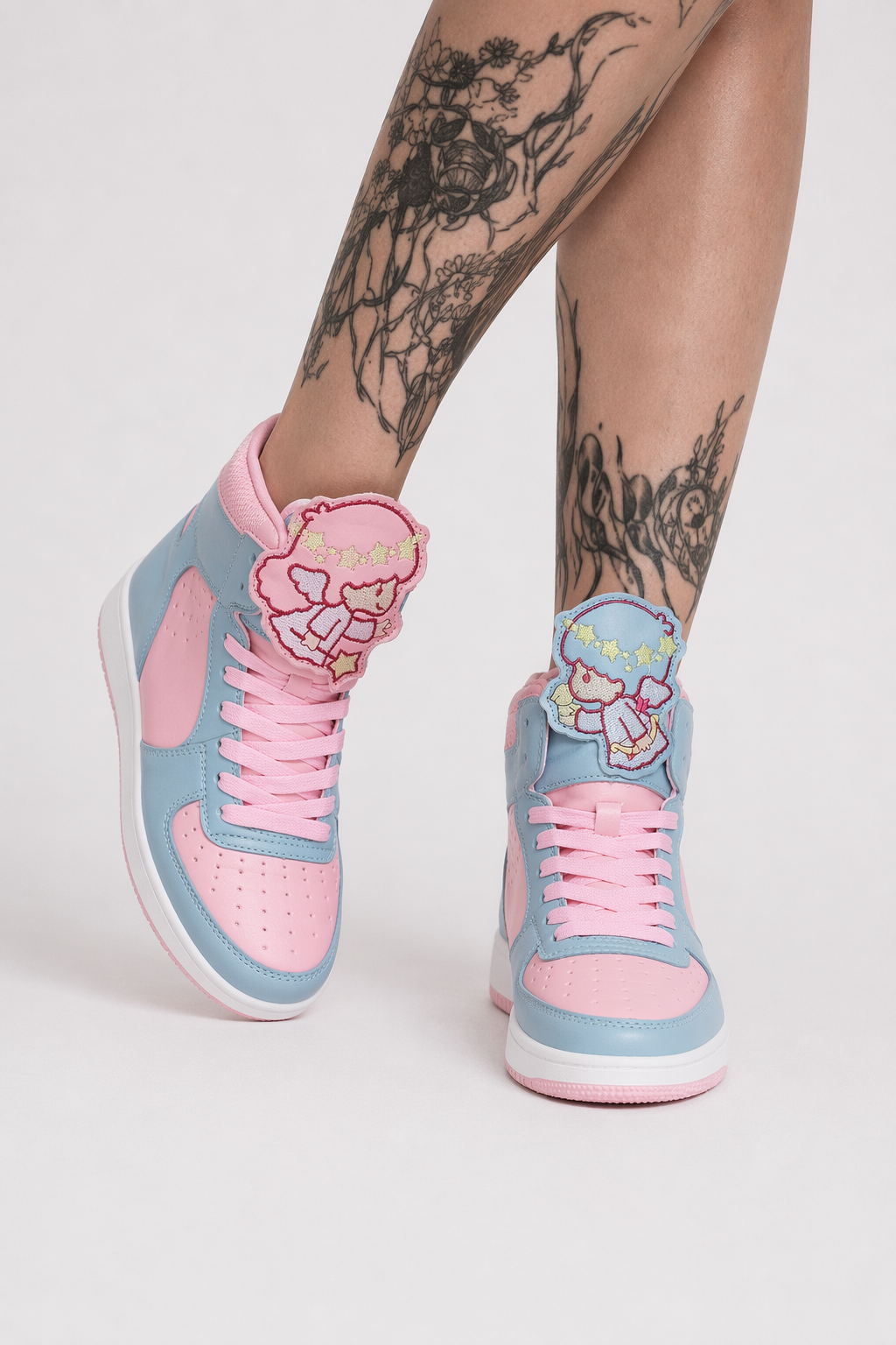 Pastel High Top Sneakers for Fairy-kei and Sweet Lolita Styles 9