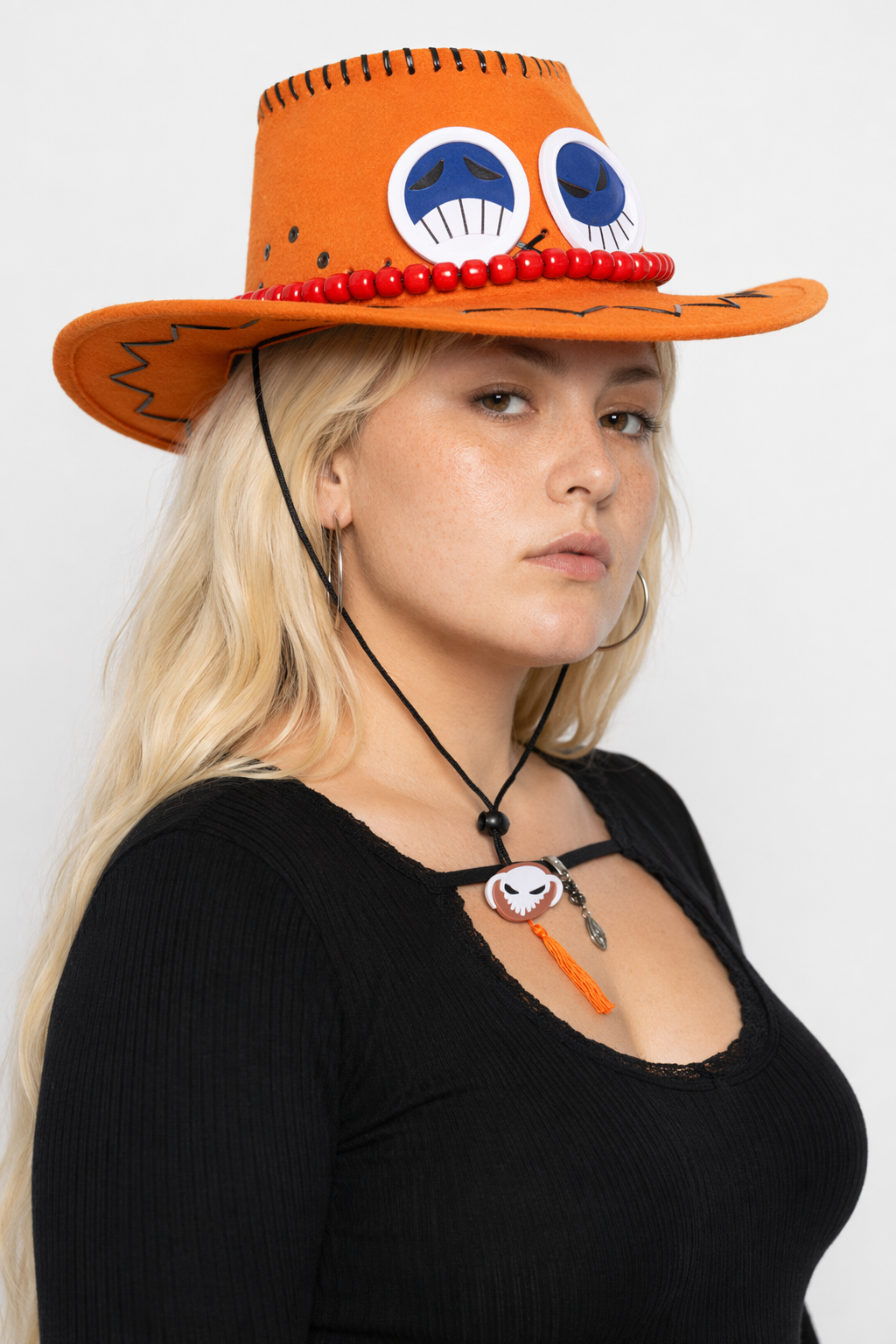 One Piece Portgas D. Ace Cosplay Hat Default