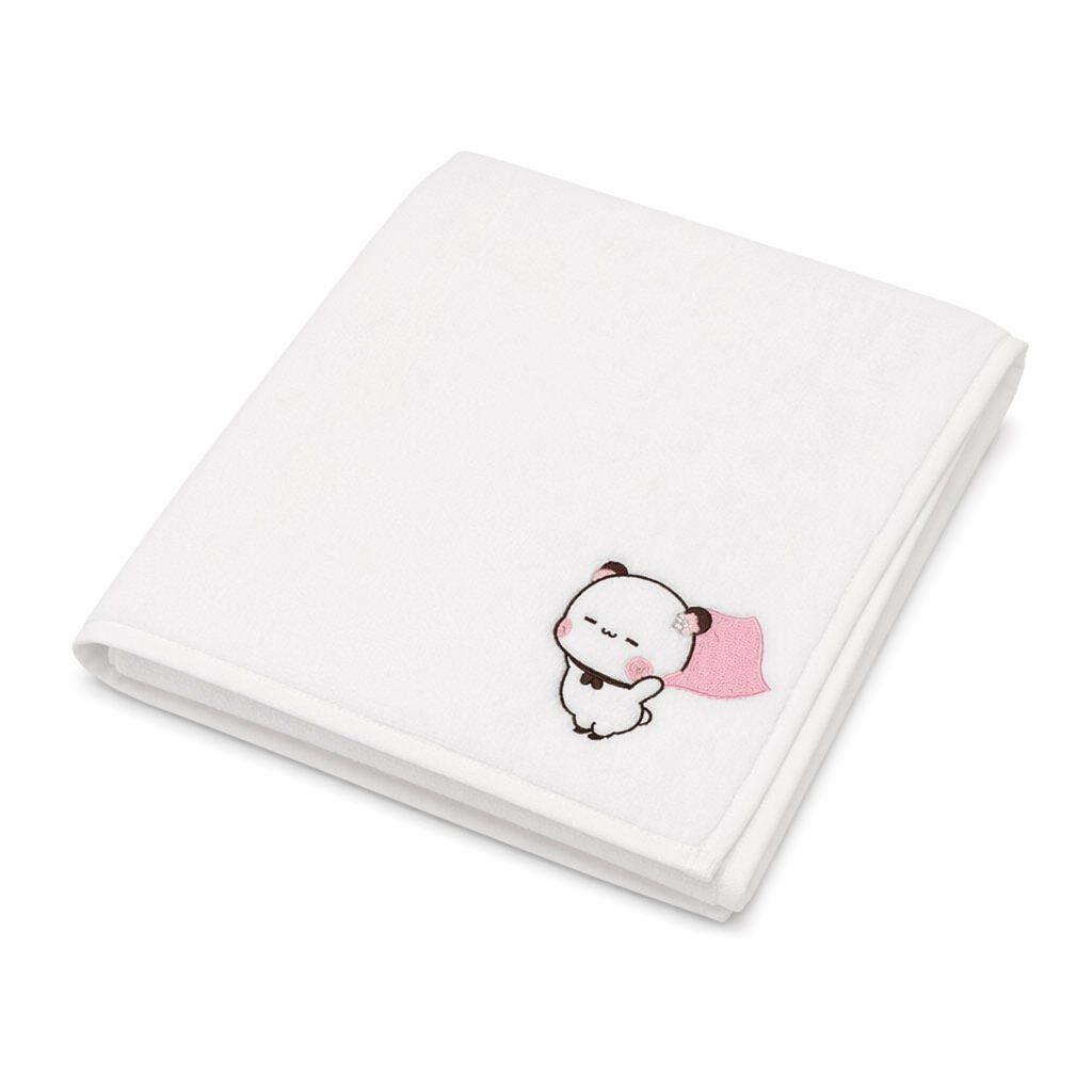 Dudu & Bubu Towel for Cute and Stylish Drying Solutions White