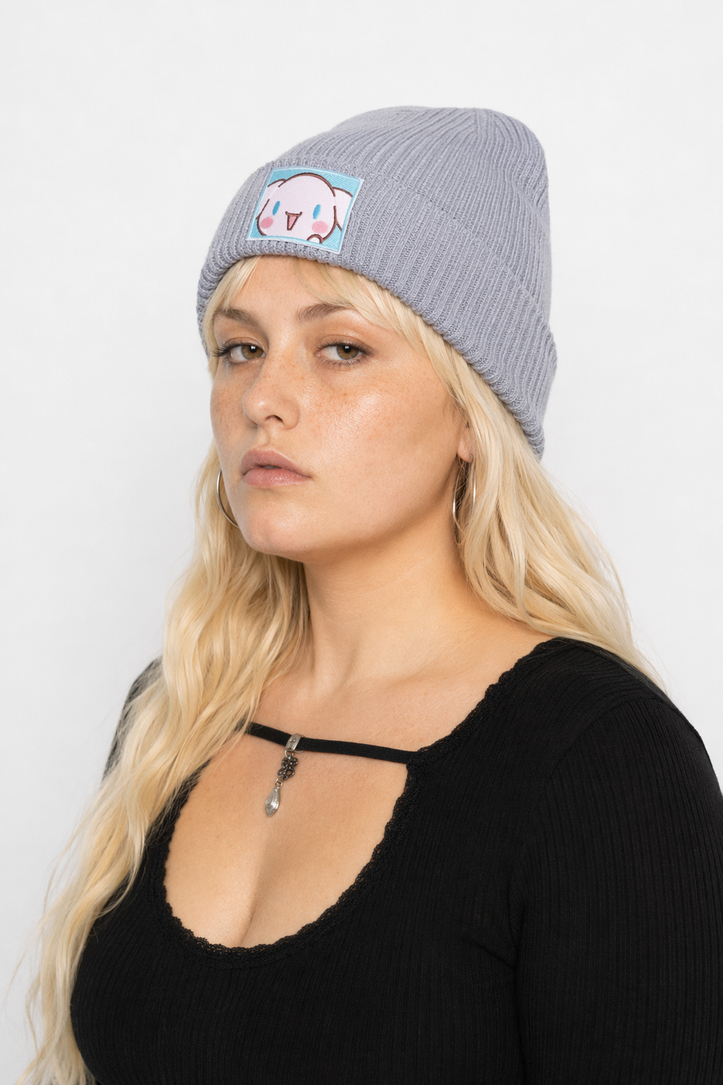 Sanrio Inspired Kawaii Embroidered Beanies for Cozy Warmth Cinnamoroll