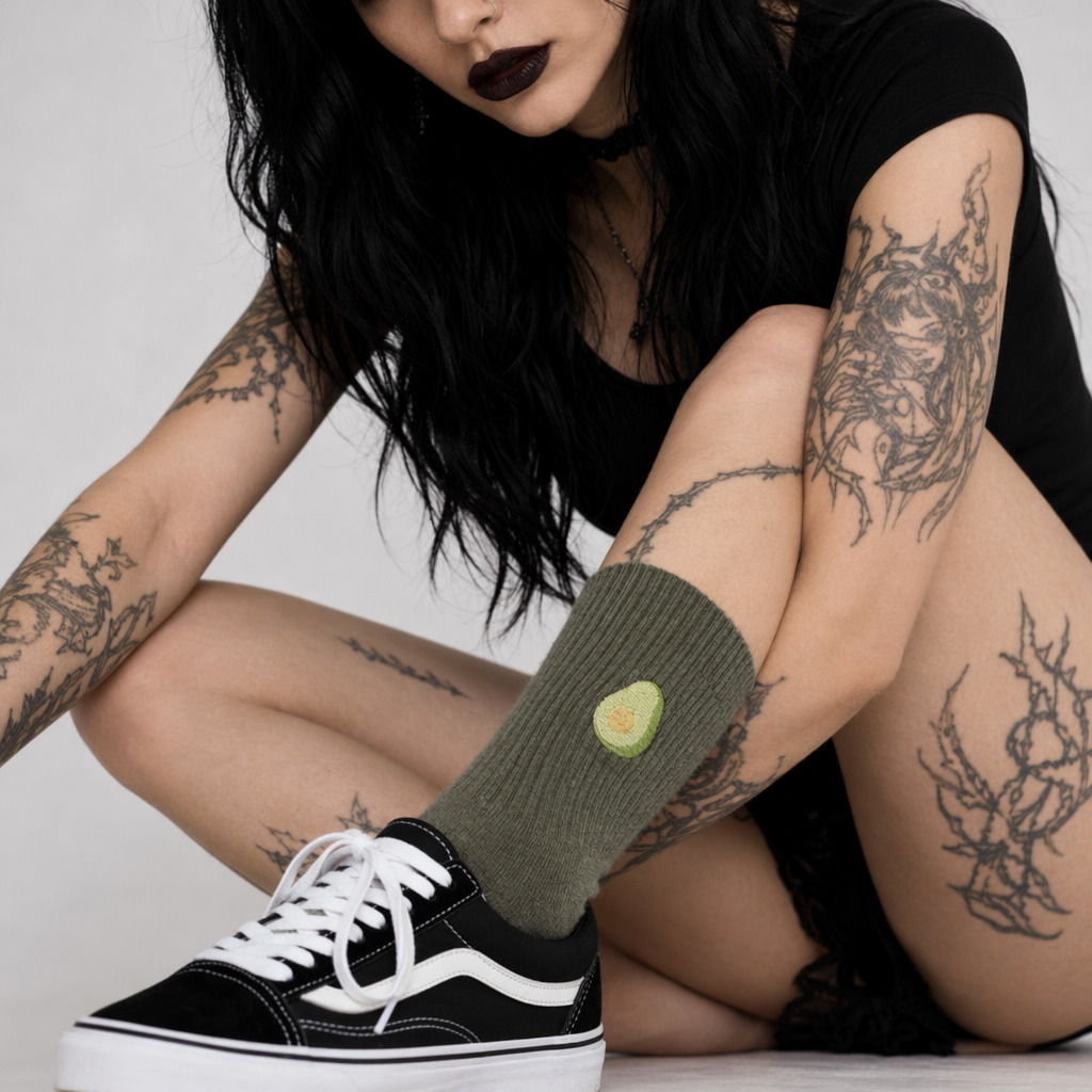Adorable Kawaii Baby Dinosaur Socks for Cute Style Avocado