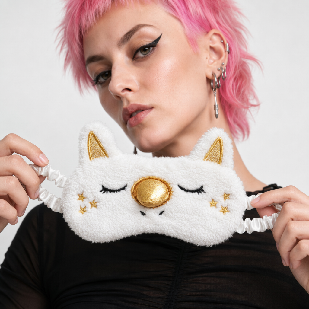 Kawaii Unicorn Sleep Mask for Cozy, Peaceful Rest Default