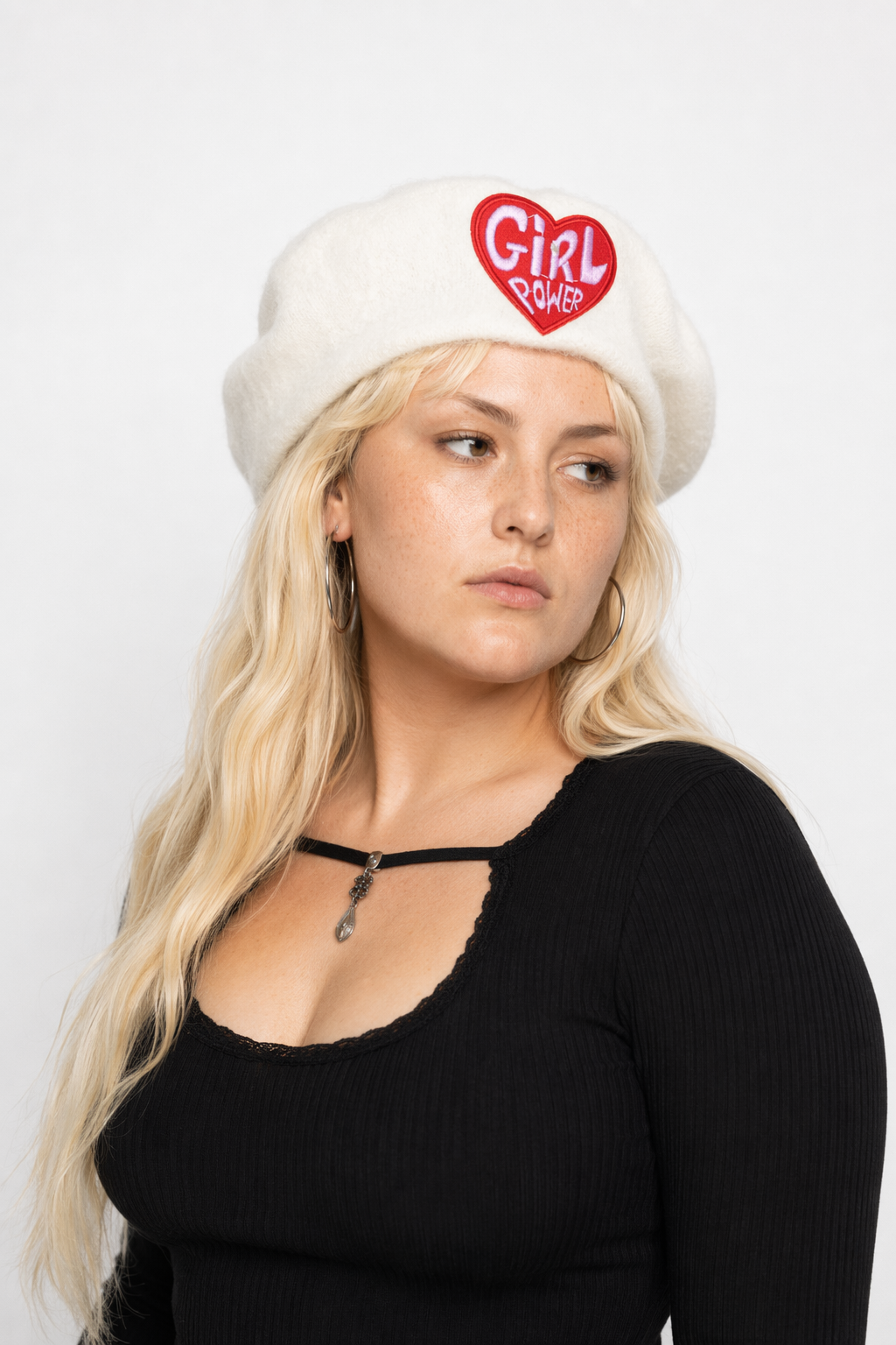 Pink Menhera Nurse Beret for Kawaii Fashion Enthusiasts White Girl Power