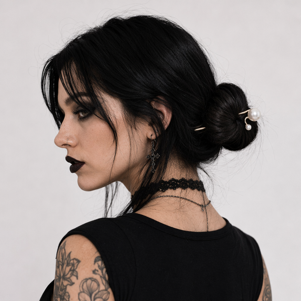 Dainty Floral Ceramic Hair Claw Clip for a Unique Style 25