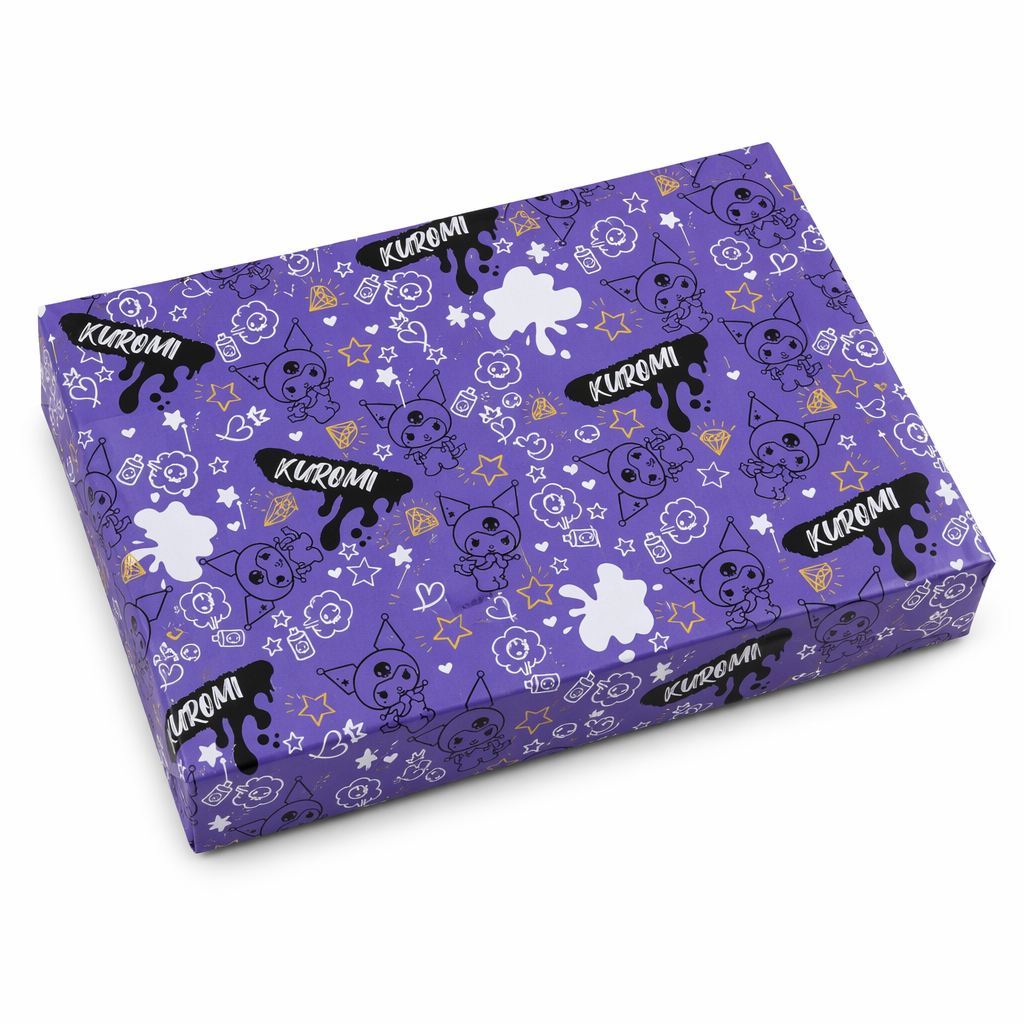 Kuromi Wrapping Paper for Cute and Fierce Gift Wrapping Purple