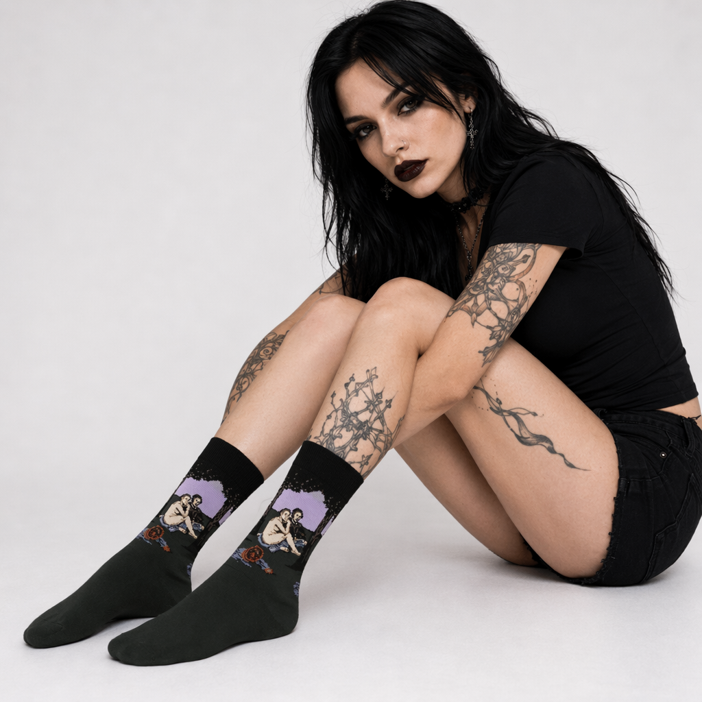 Cozy Knit Socks Featuring Vintage Artwork by Famous Artists 6