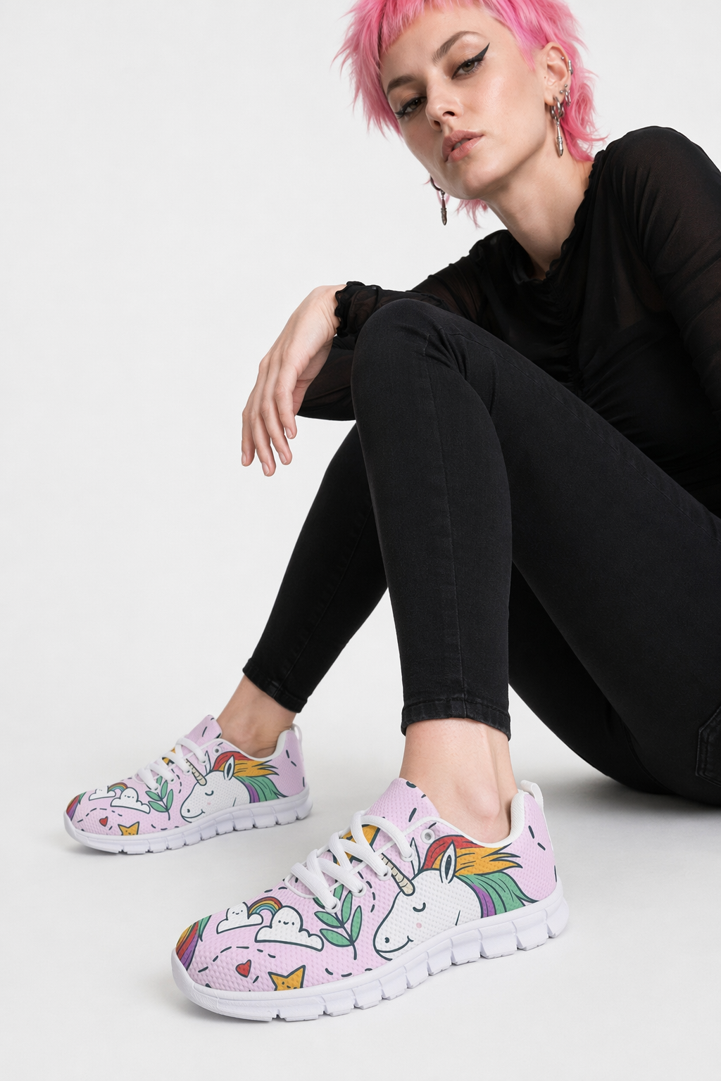 Rainbow Unicorn Running Shoes in Candy Colors Rainbow Unicorns