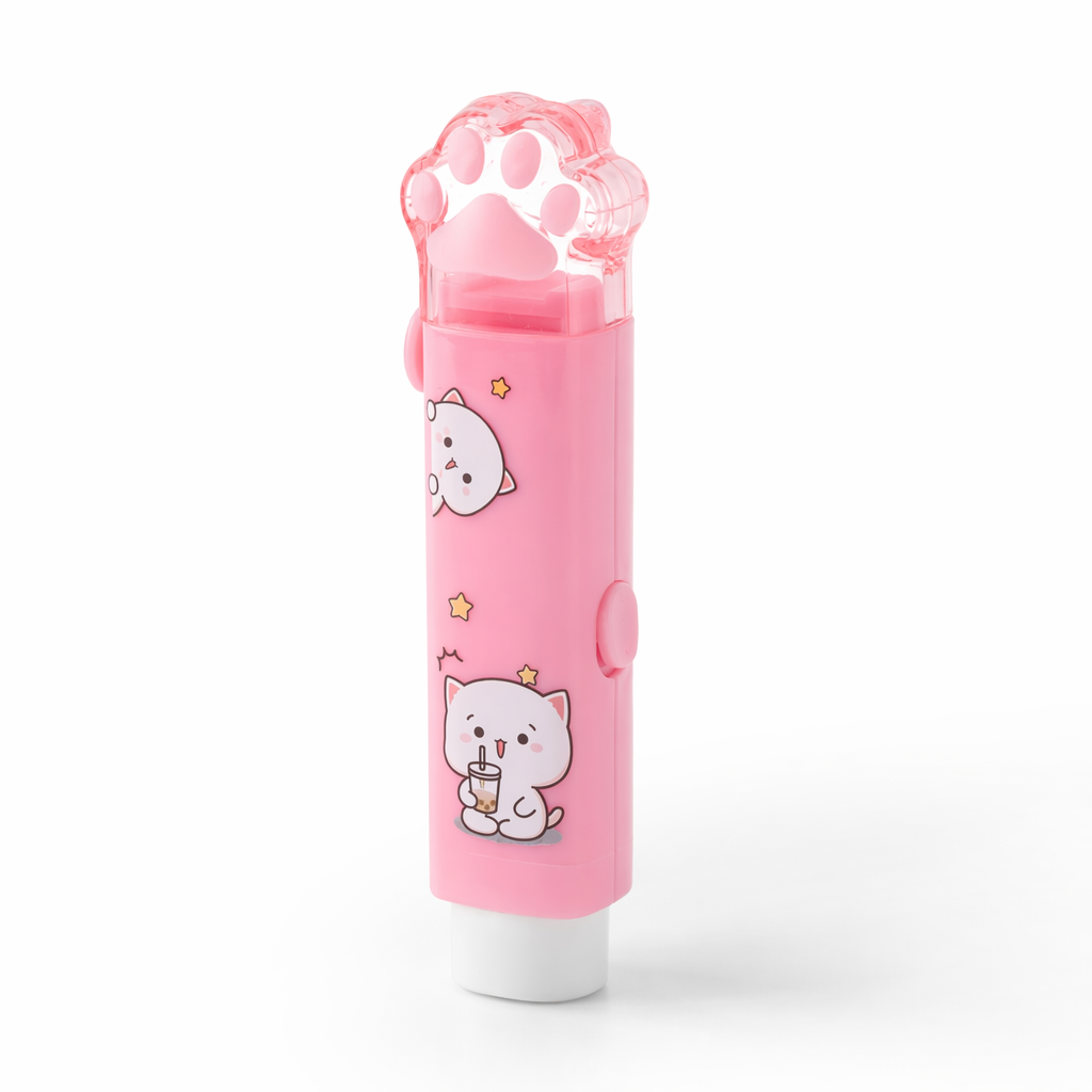 Peach Cat Eraser for Kawaii Stationery Lovers 4