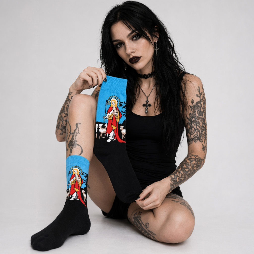 Cozy Knit Socks Featuring Vintage Artwork by Famous Artists 21
