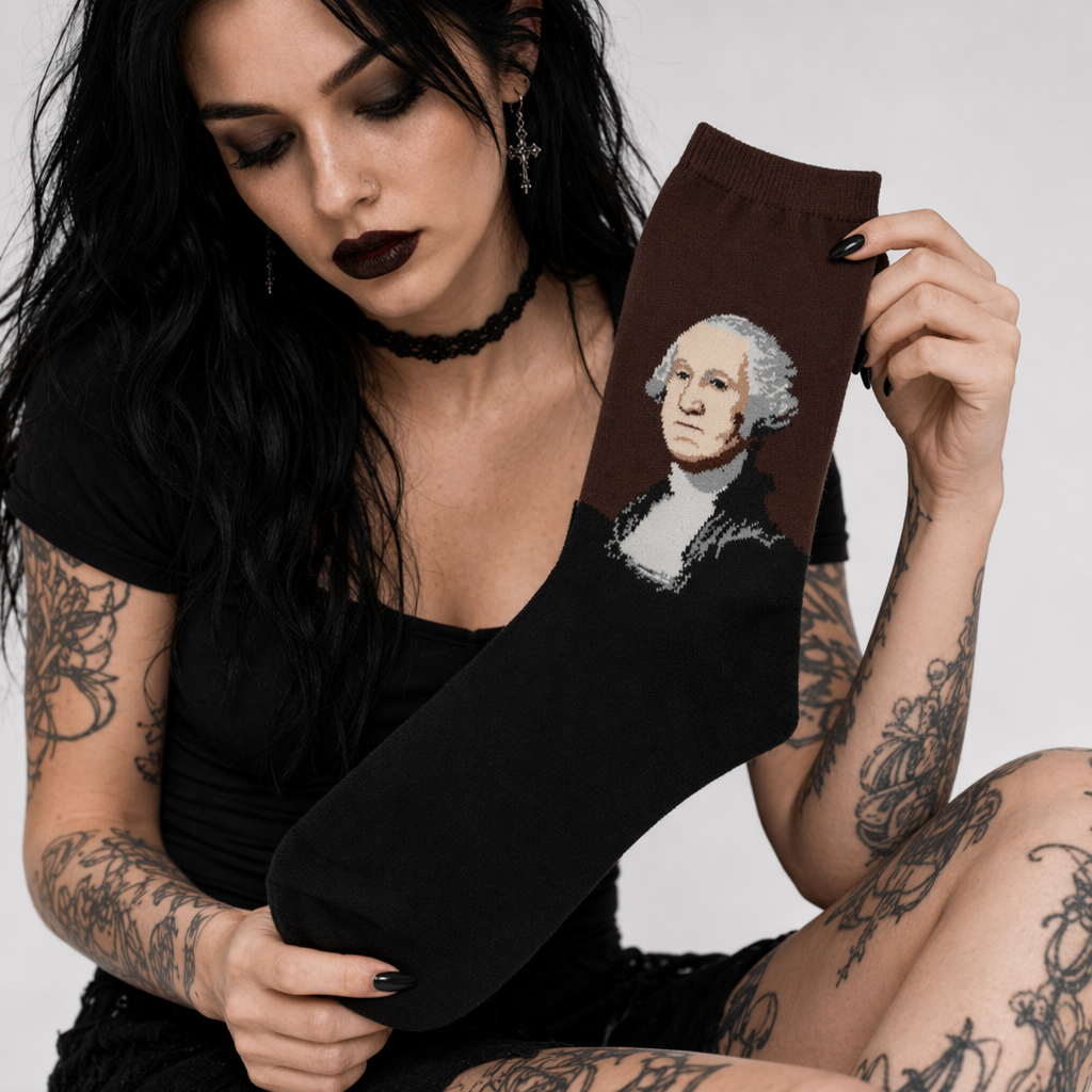Cozy Knit Socks Featuring Vintage Artwork by Famous Artists 12