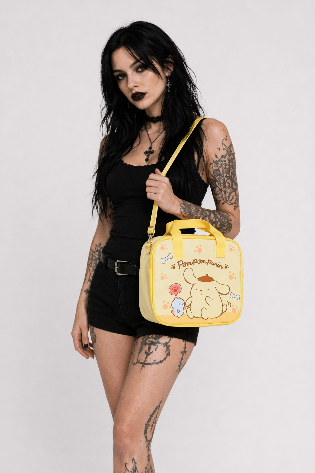Adorable Sanrio Square Lunch Bags in Pastel Colors Pompompurin