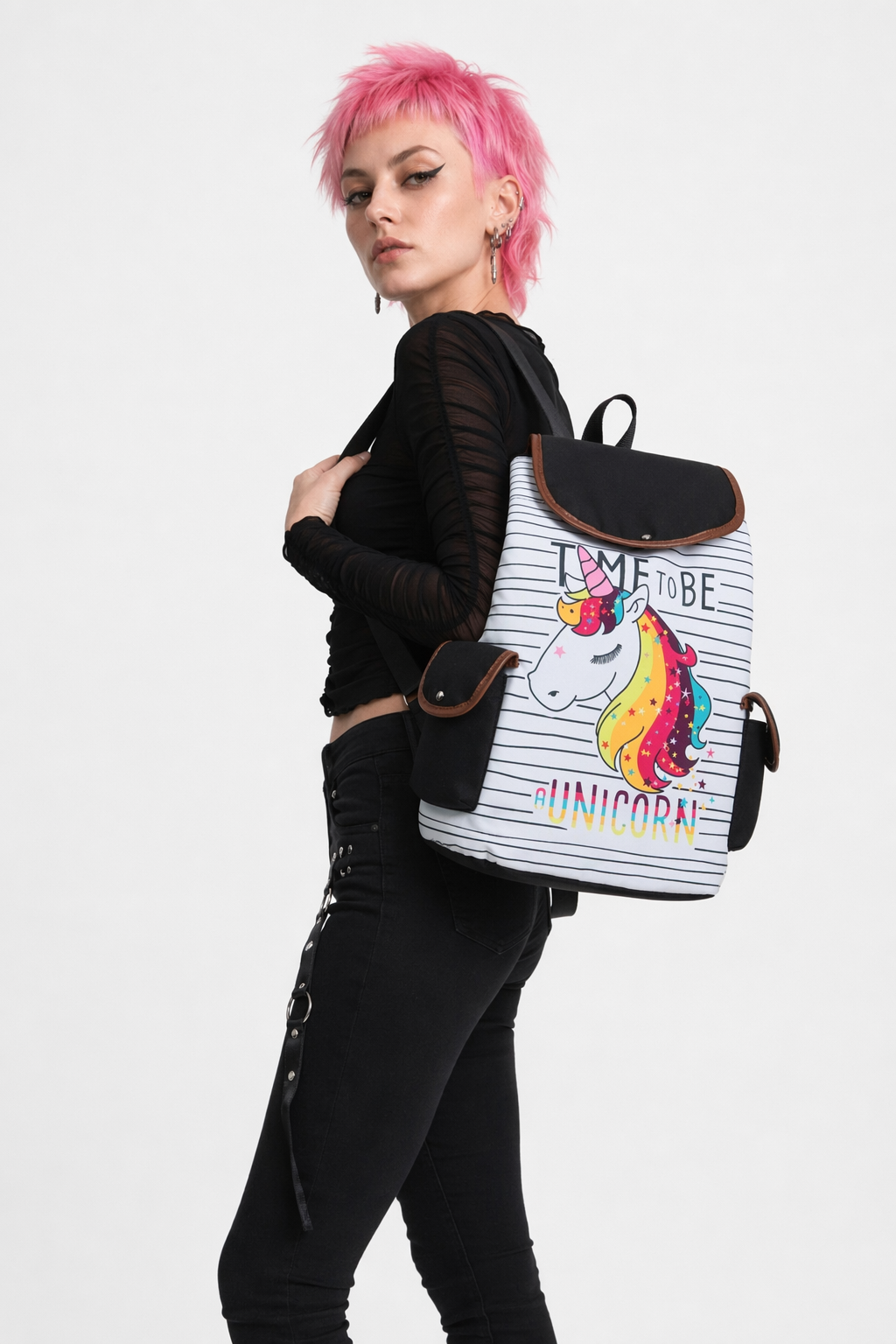 Kawaii Unicorn Backpack with Adjustable Straps and Durable Design Unicorn