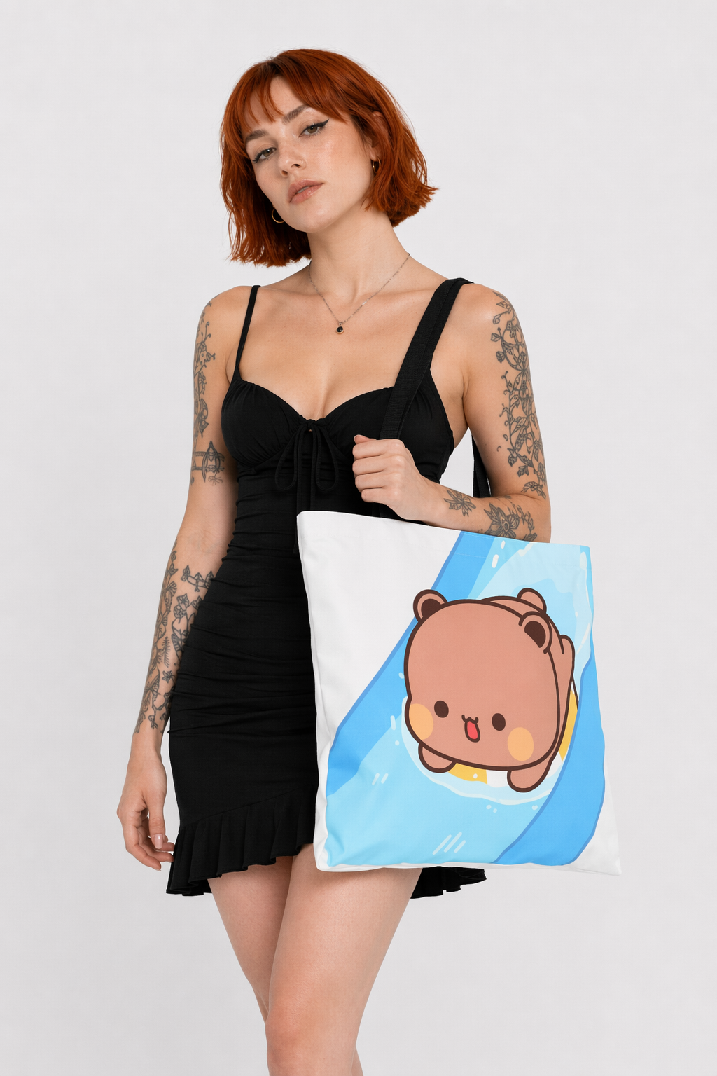 Dudu and Bubu Sliding Tote Bag for Stylish Everyday Large