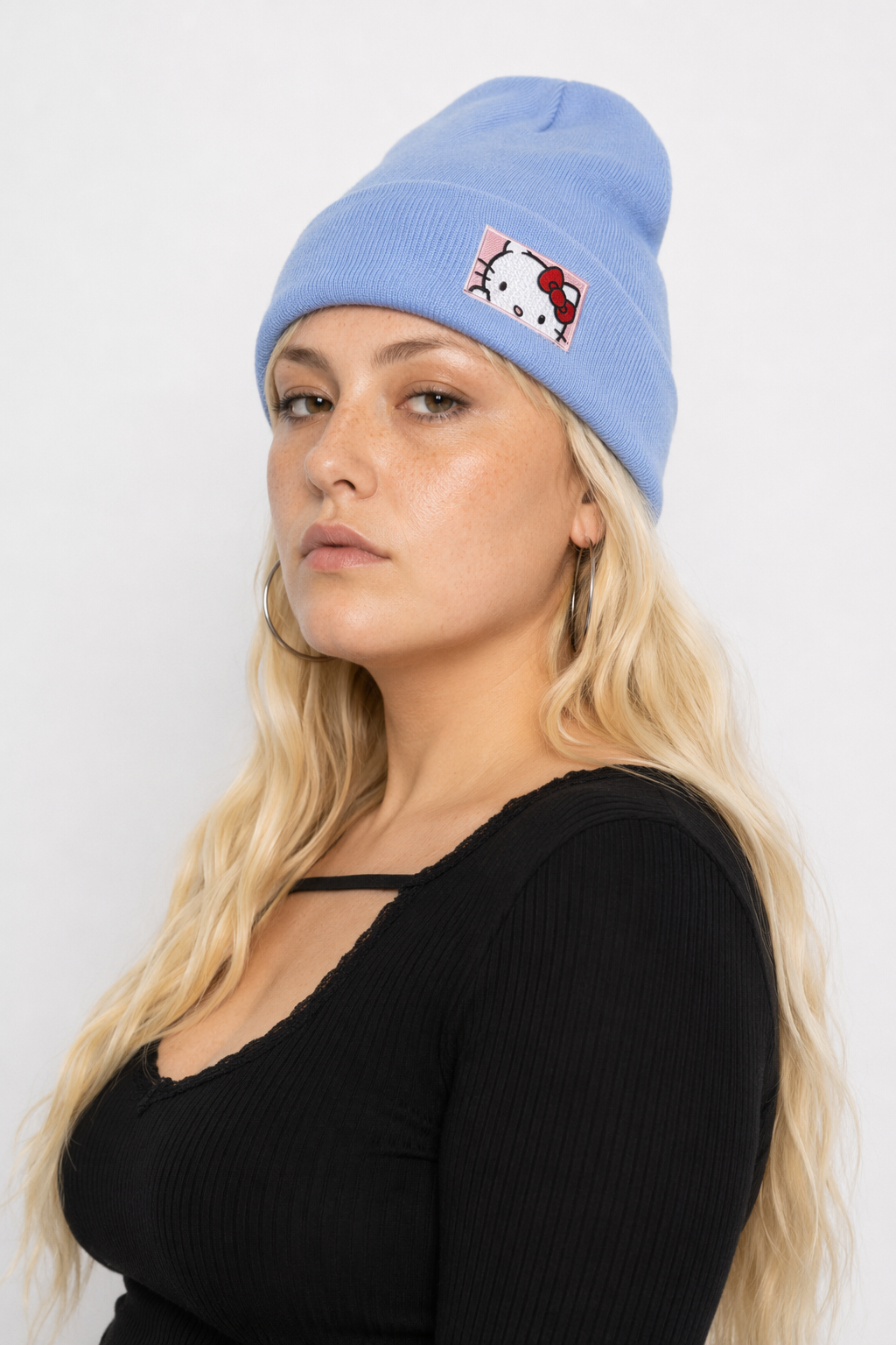 Sanrio Inspired Kawaii Embroidered Beanies for Cozy Warmth Hello Kitty