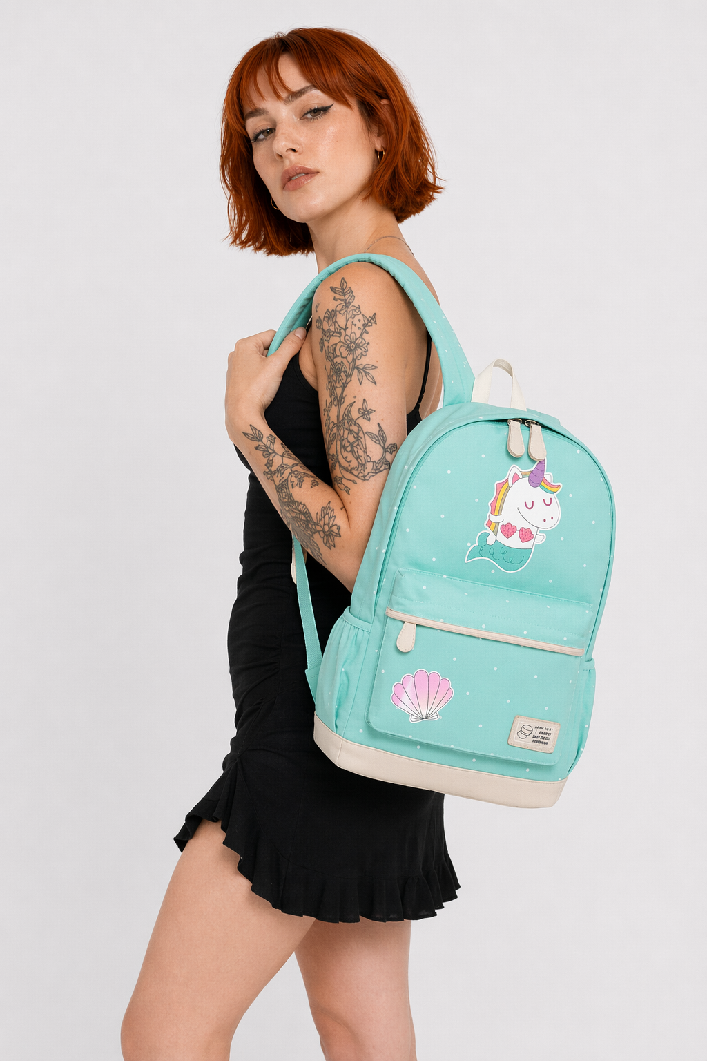 Kawaii Everyday Backpack in Various Styles and Colors Mermaid