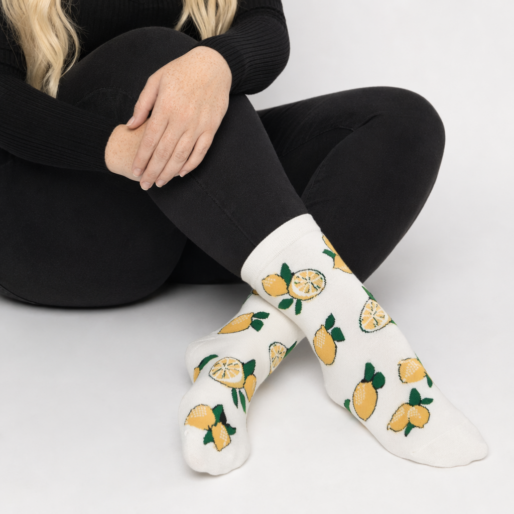Kawaii Fruit Socks for a Sweet and Cozy Look Lemons