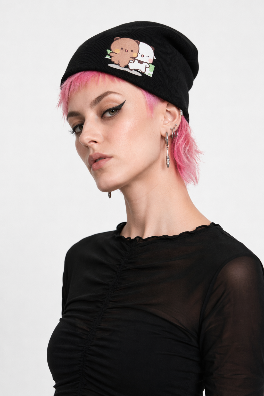 Bubu Beanie for Cozy Style with Adorable Embroidered Design One size