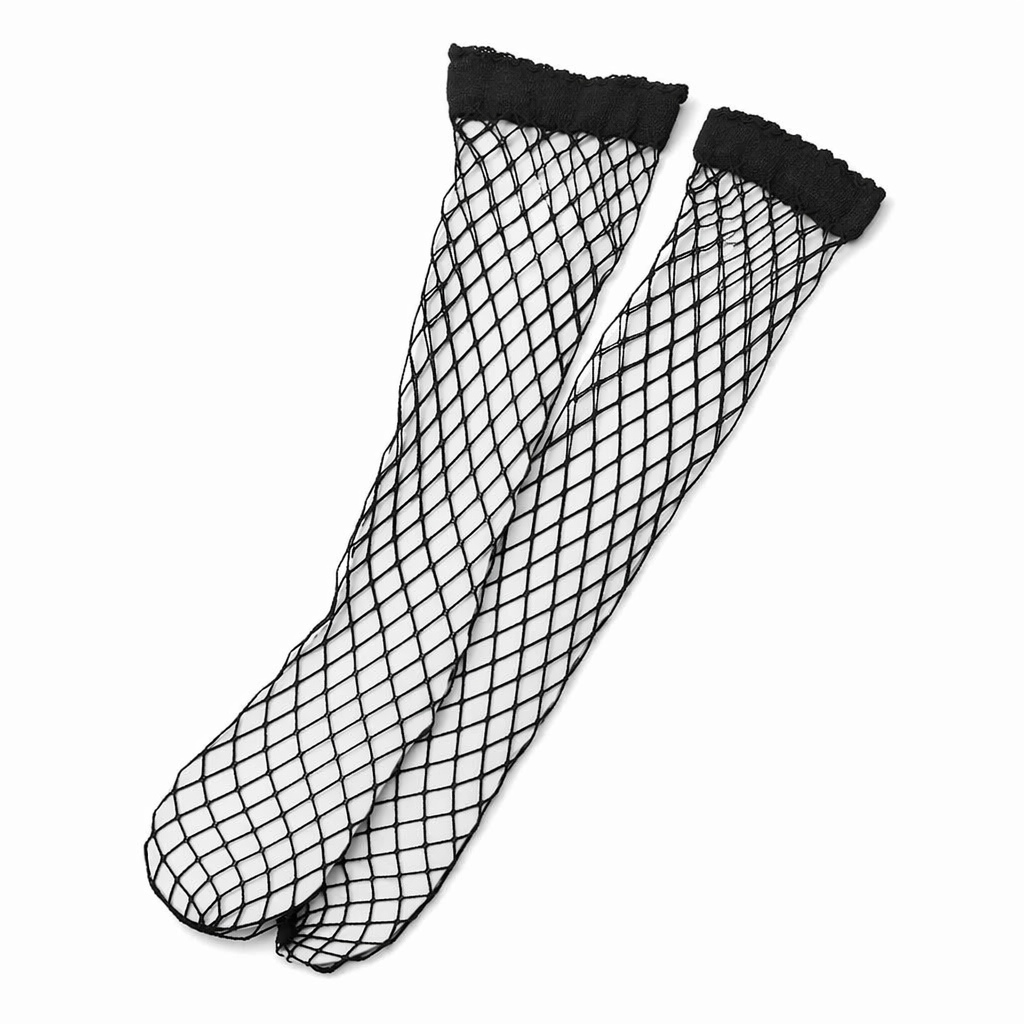 Luxurious Fishnet Stockings in High-Quality Stretchy Mesh Wide Holes