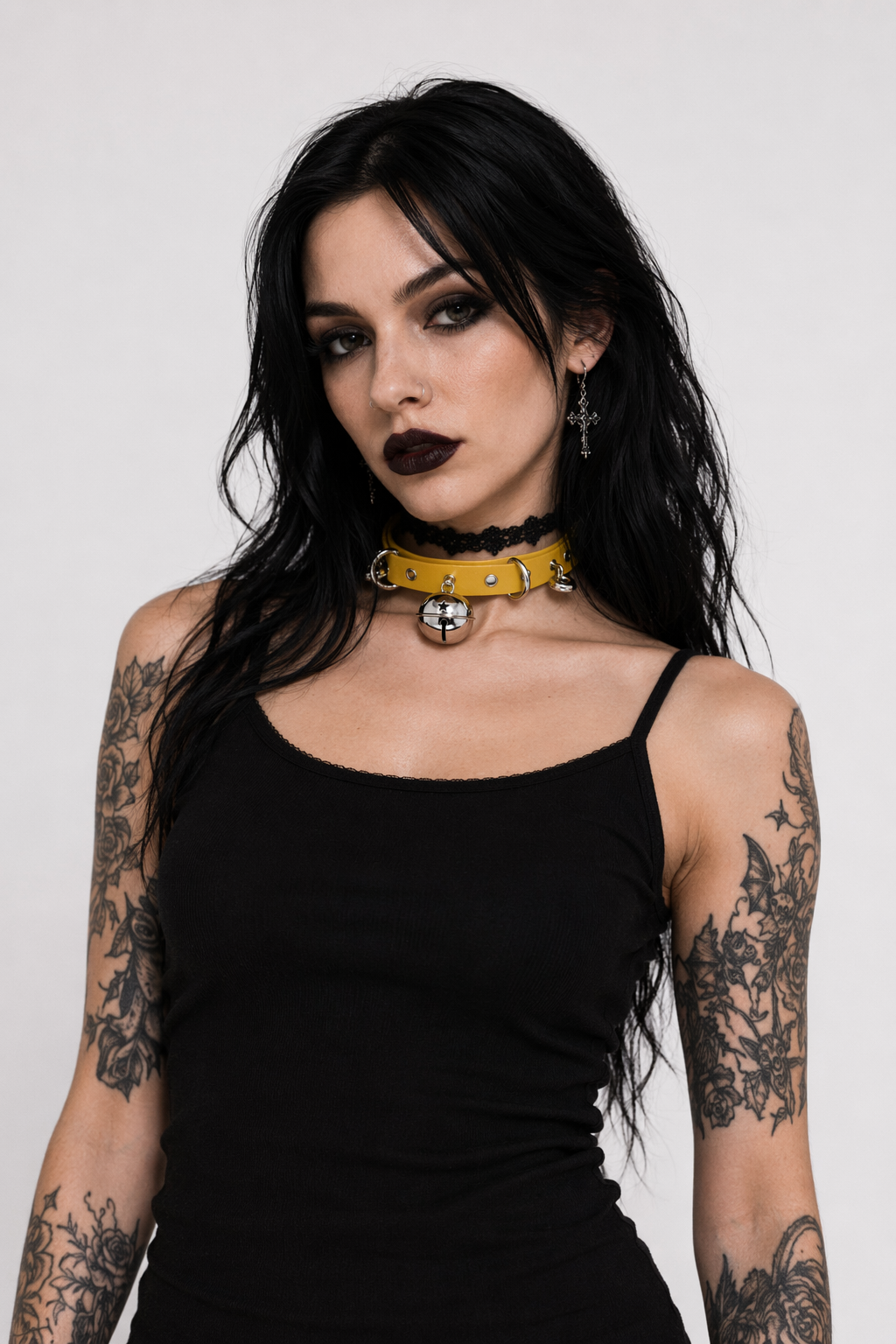 Gorgeous Bell Collar Inspired by Neko Cosplay Culture Yellow