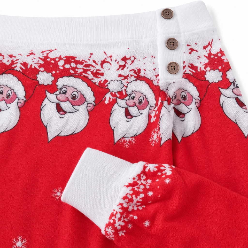 Cable Knit Off-the-Shoulder Santa Sweater for Cozy Holiday Style Red