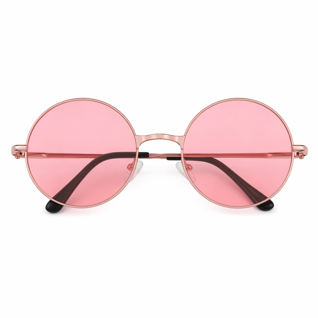 Candy Colored Circle Glasses for Every Style and Aesthetic Red