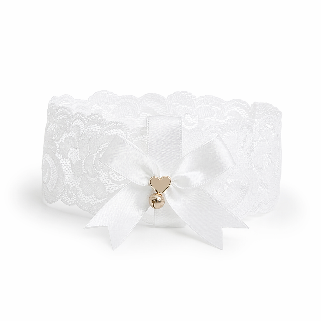 Luxurious Babygirl Stockings with Satin Silk Bow Details White With bow