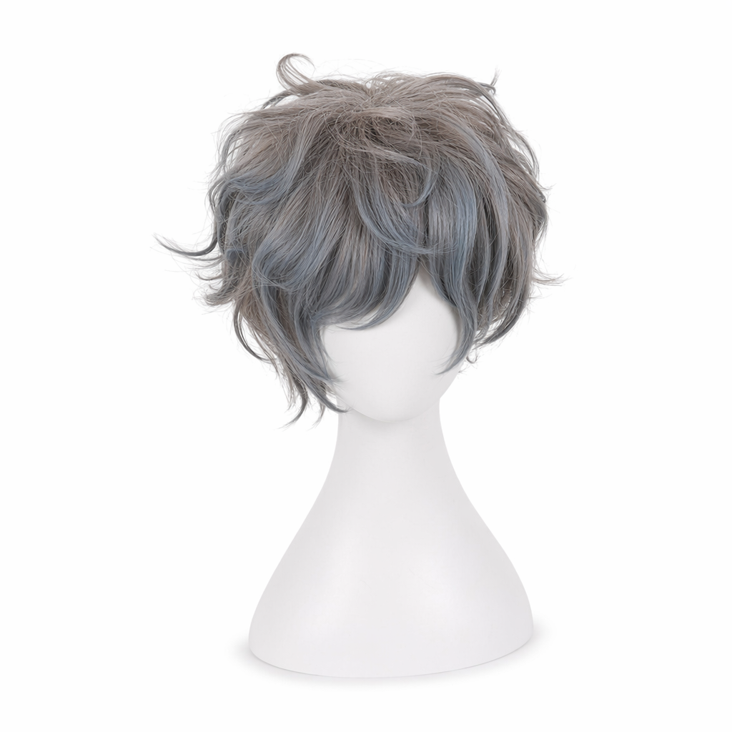 Dirty Blond Short Hair Lolita Wig with Androgynous Flair Default Title