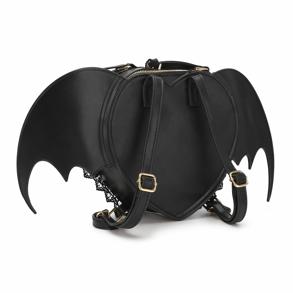 Dark Maiden Gothic Bat Wing Backpack in New Condition Default