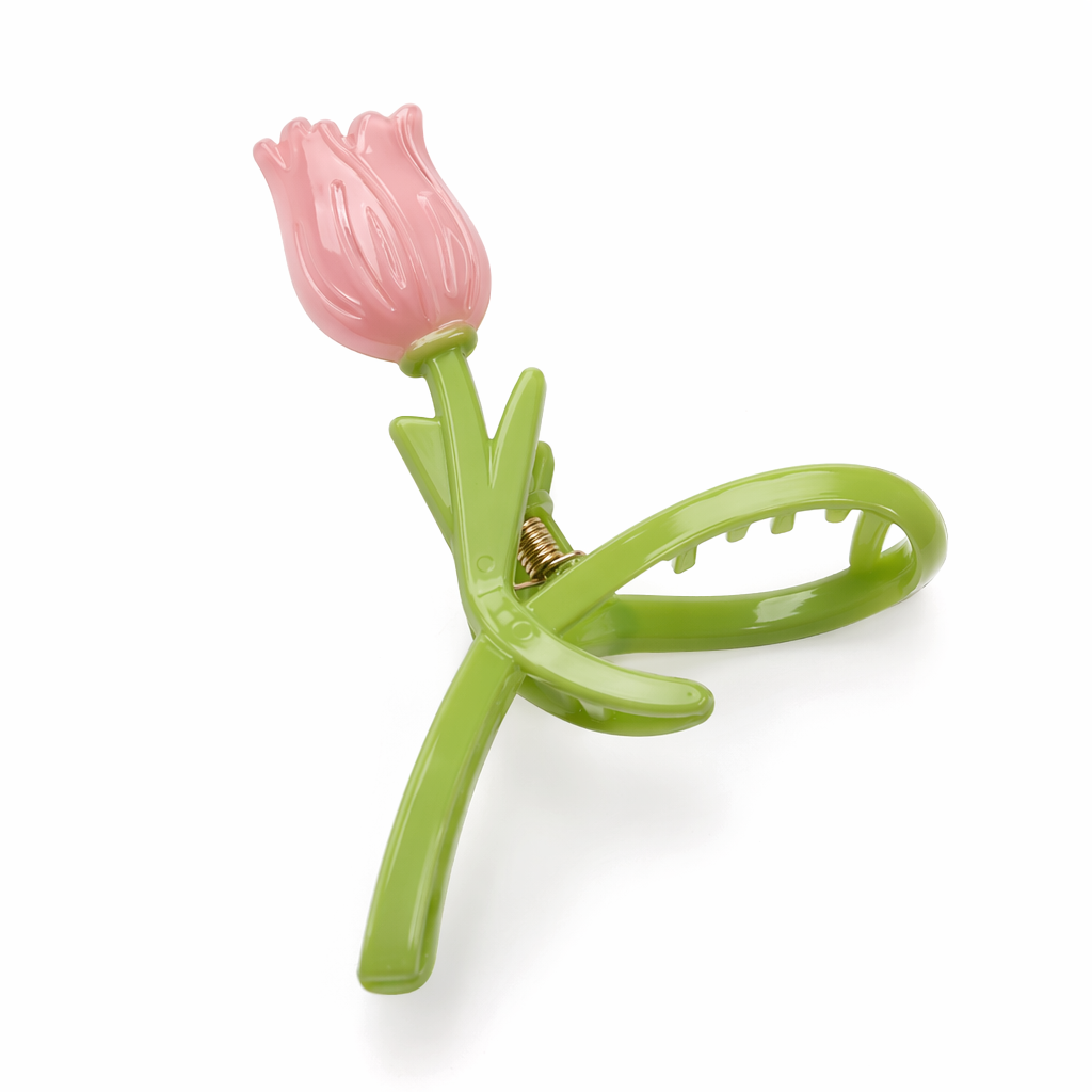 Dainty Floral Ceramic Hair Claw Clip for a Unique Style 4