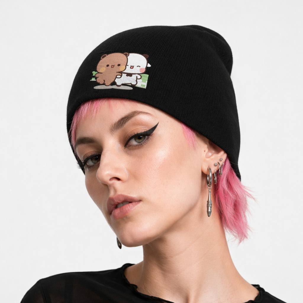 Bubu Beanie for Cozy Style with Adorable Embroidered Design One size