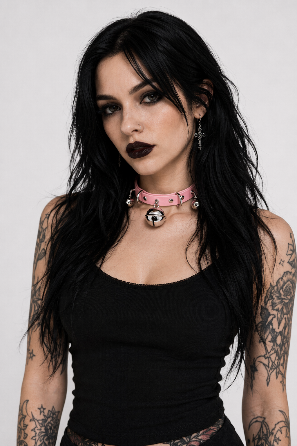 Gorgeous Bell Collar Inspired by Neko Cosplay Culture Pink