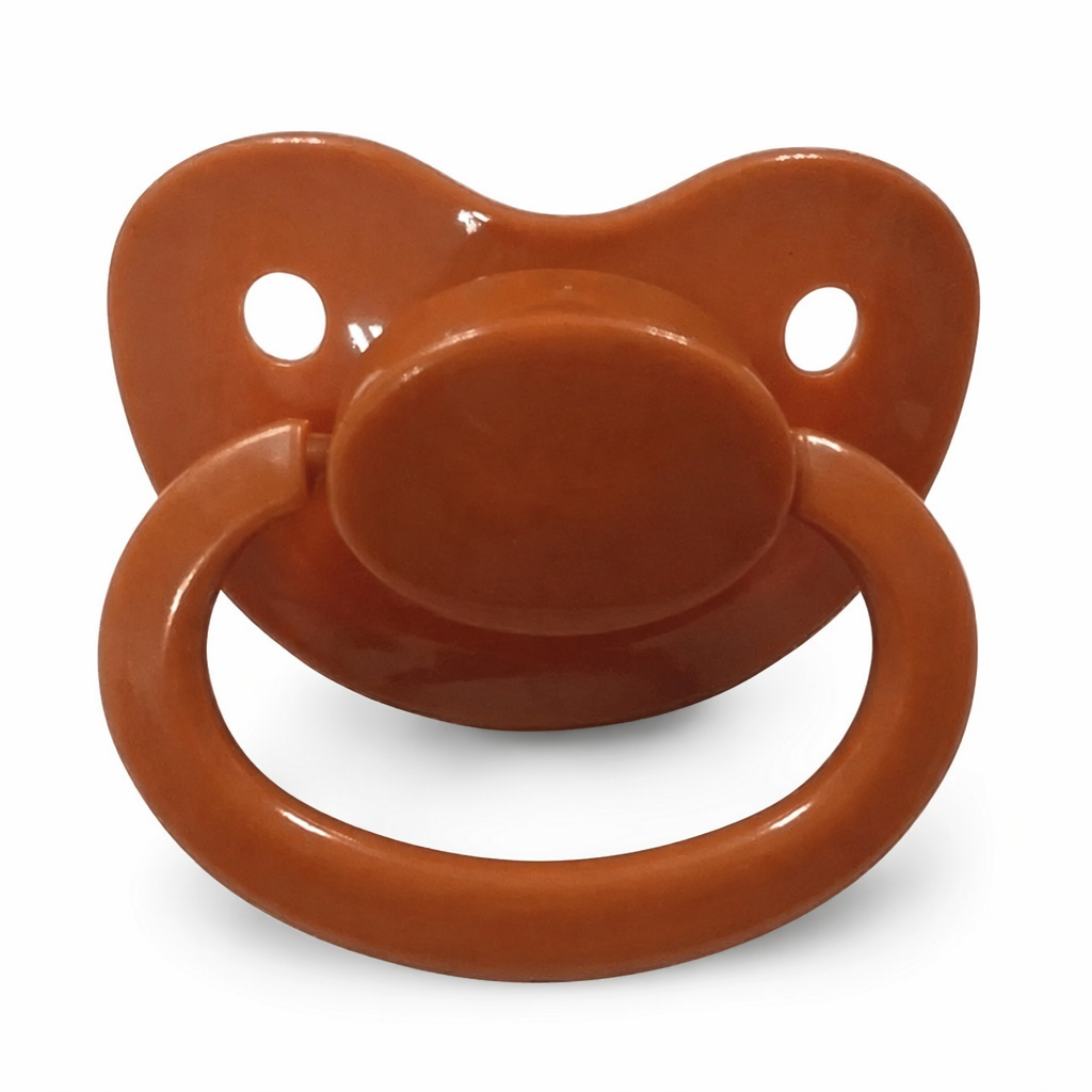 Cute Adult Pacifier for Kawaii Fashion Lovers Brown