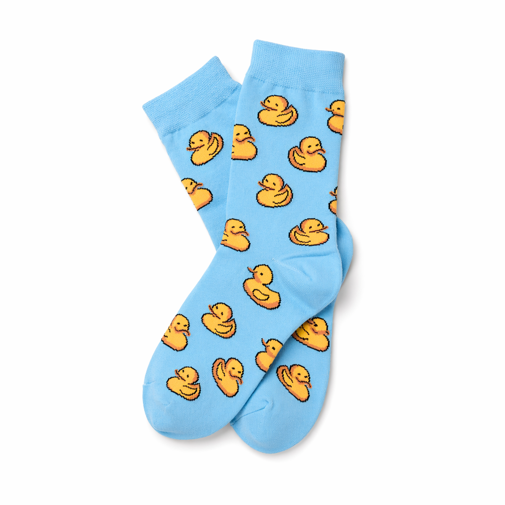 Vibrant Baby Blue Socks for Adventure-Seekers Default Title