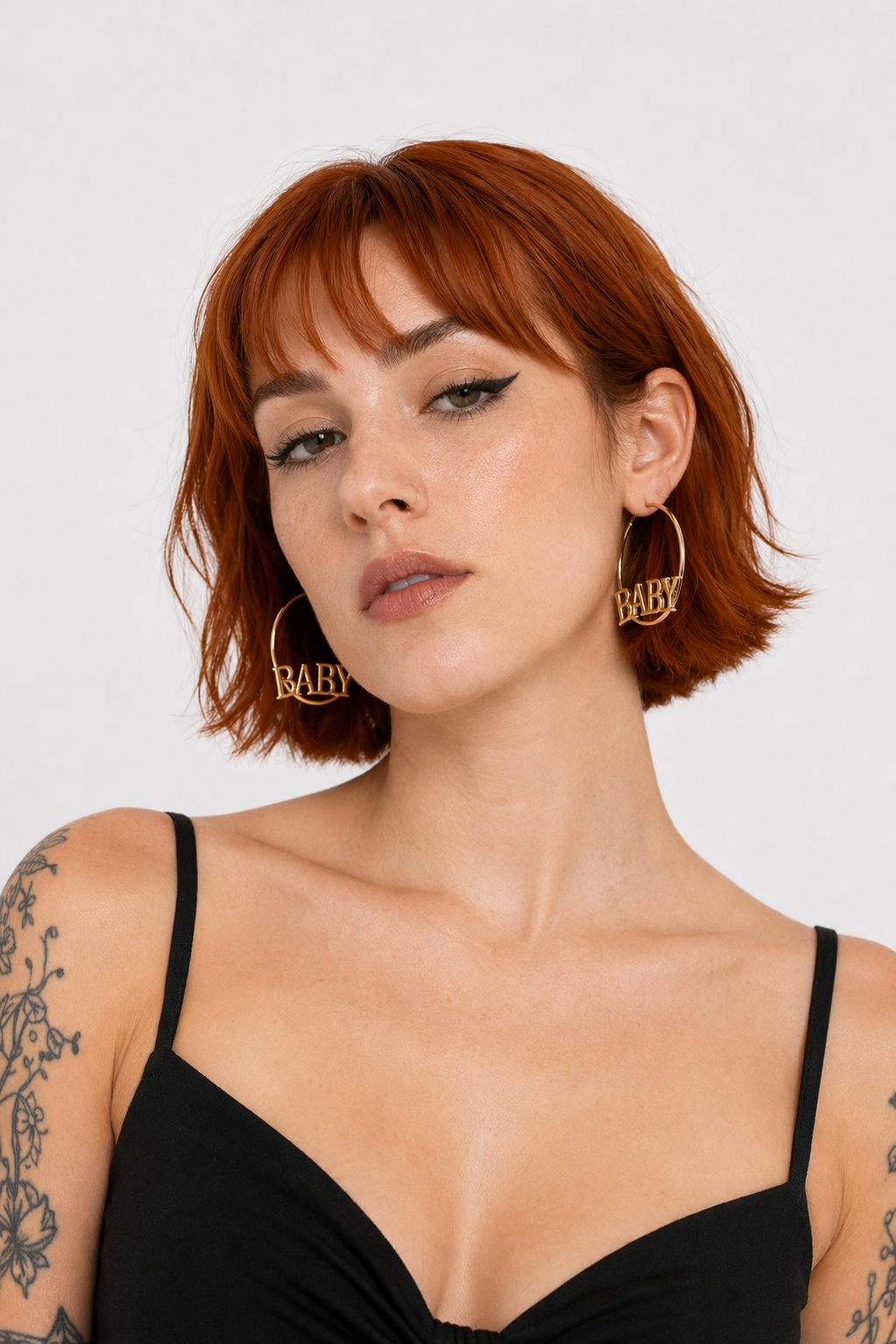 Chic Baby Gold Hoops for Kawaii Style Gold