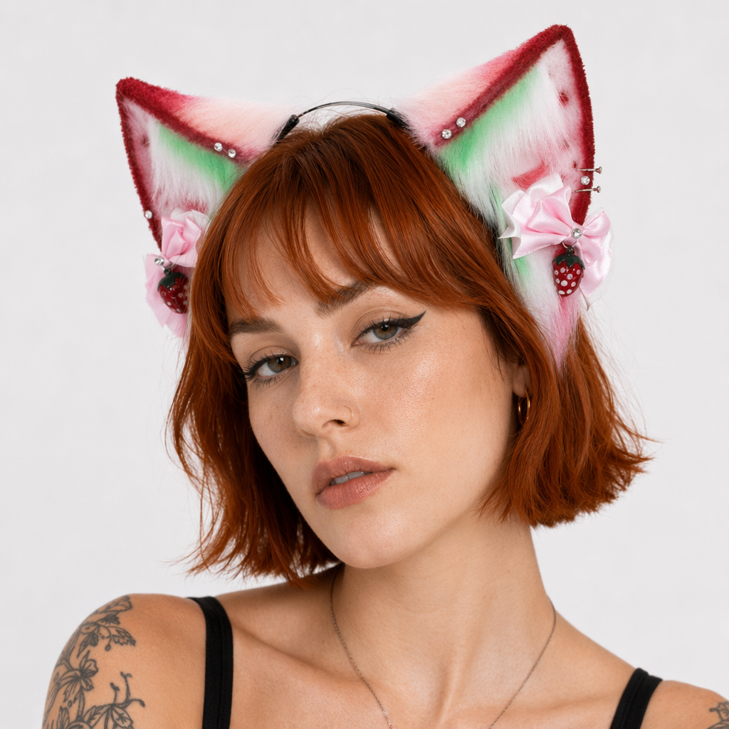 Luxurious Cat Ears Headband for Kawaii Fashion and Cosplay Default