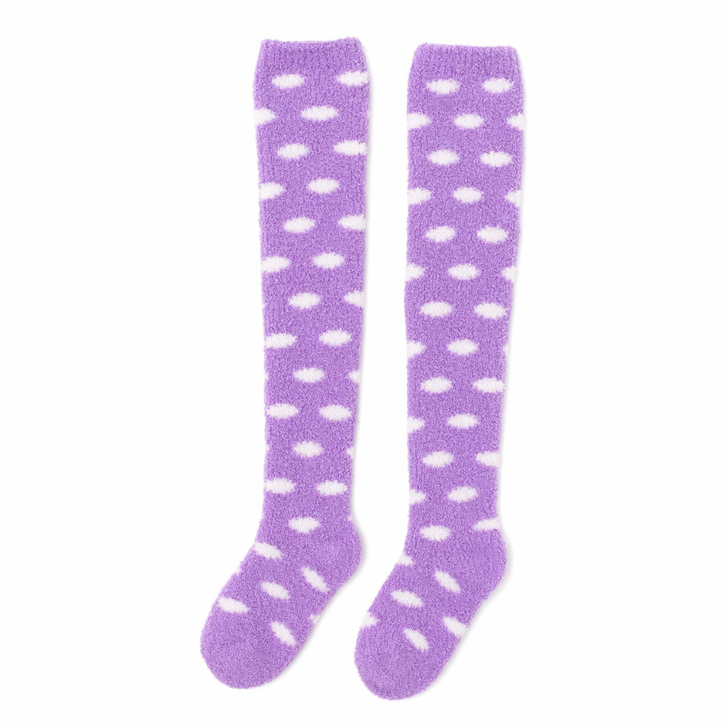 Furry Thigh High Socks for Ultimate Comfort and Style Default Title