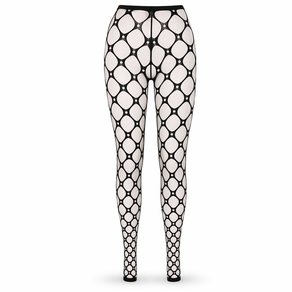 Sultry Sheer Mesh Silk Stockings for a Seductive Look Default