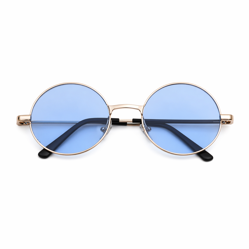 Candy Colored Circle Glasses for Every Style and Aesthetic Blue