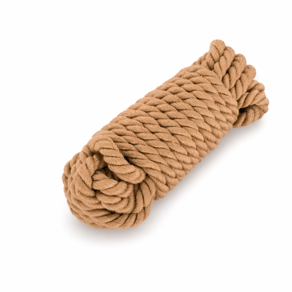 High-Quality Cotton Shibari Rope for Bondage Aesthetic Photoshoots 5m Natural