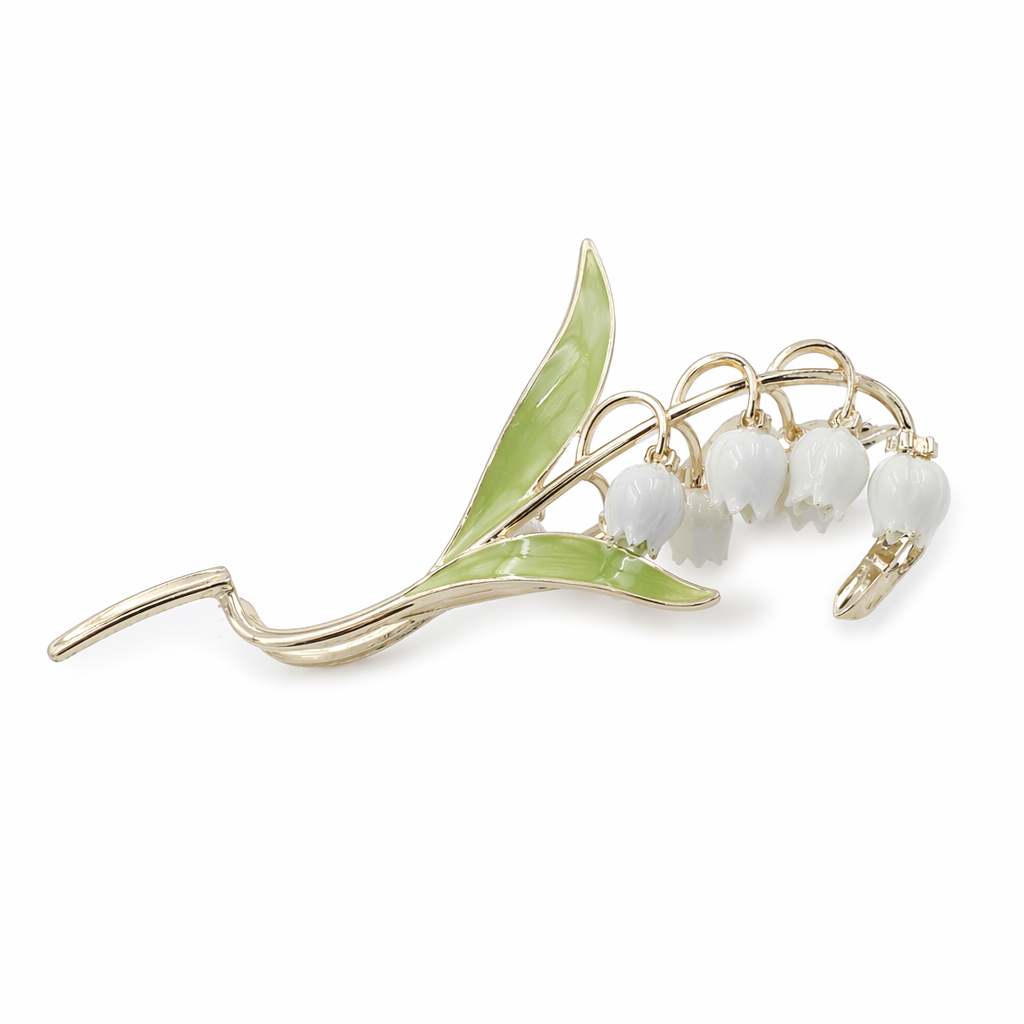 Dainty Floral Ceramic Hair Claw Clip for a Unique Style 7