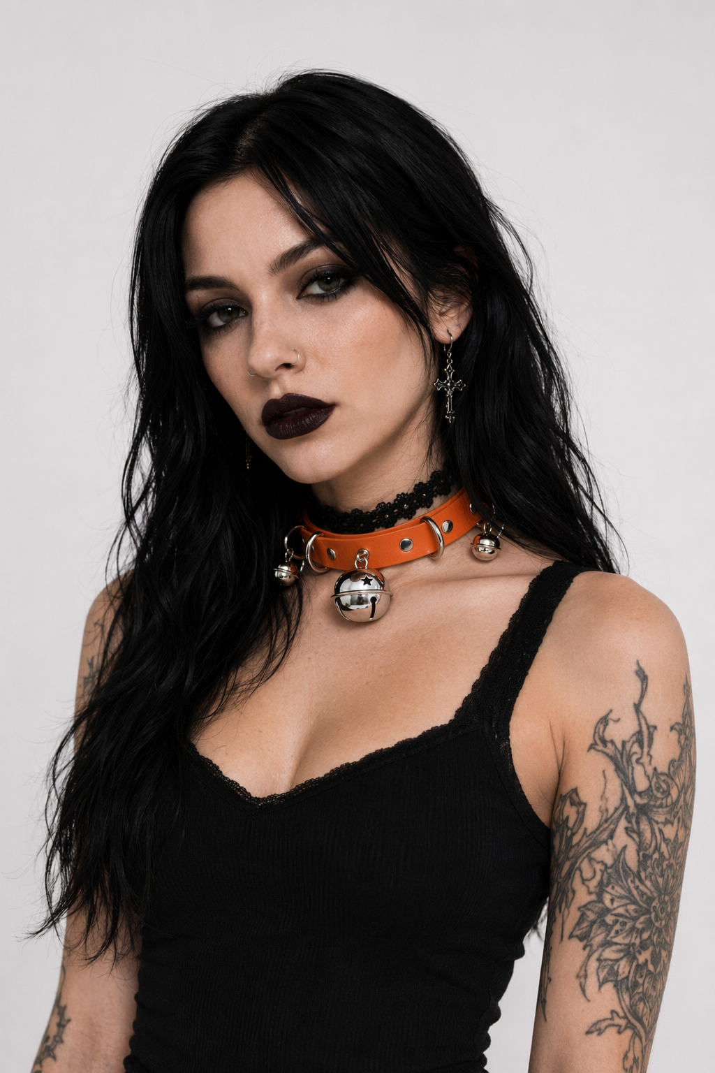 Gorgeous Bell Collar Inspired by Neko Cosplay Culture Orange