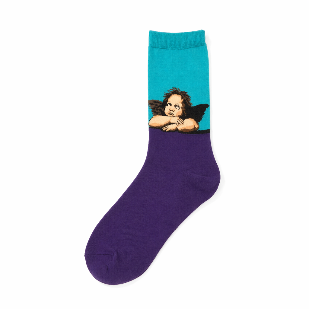 Cozy Knit Socks Featuring Vintage Artwork by Famous Artists 11