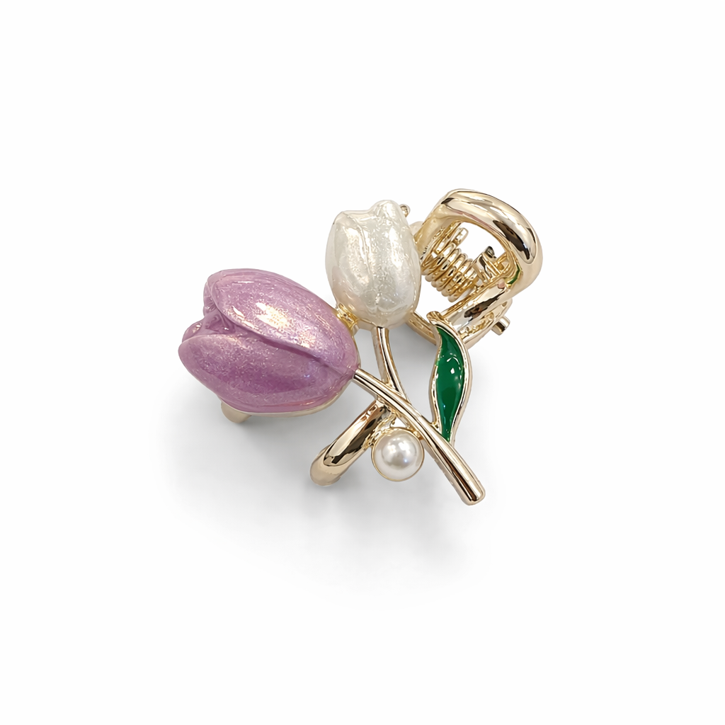 Dainty Floral Ceramic Hair Claw Clip for a Unique Style 28