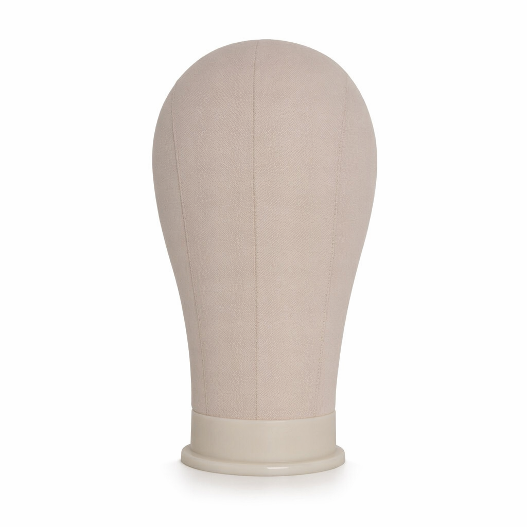 Canvas mannequin wig head 22 inches
